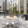 Courtyard table and firepit